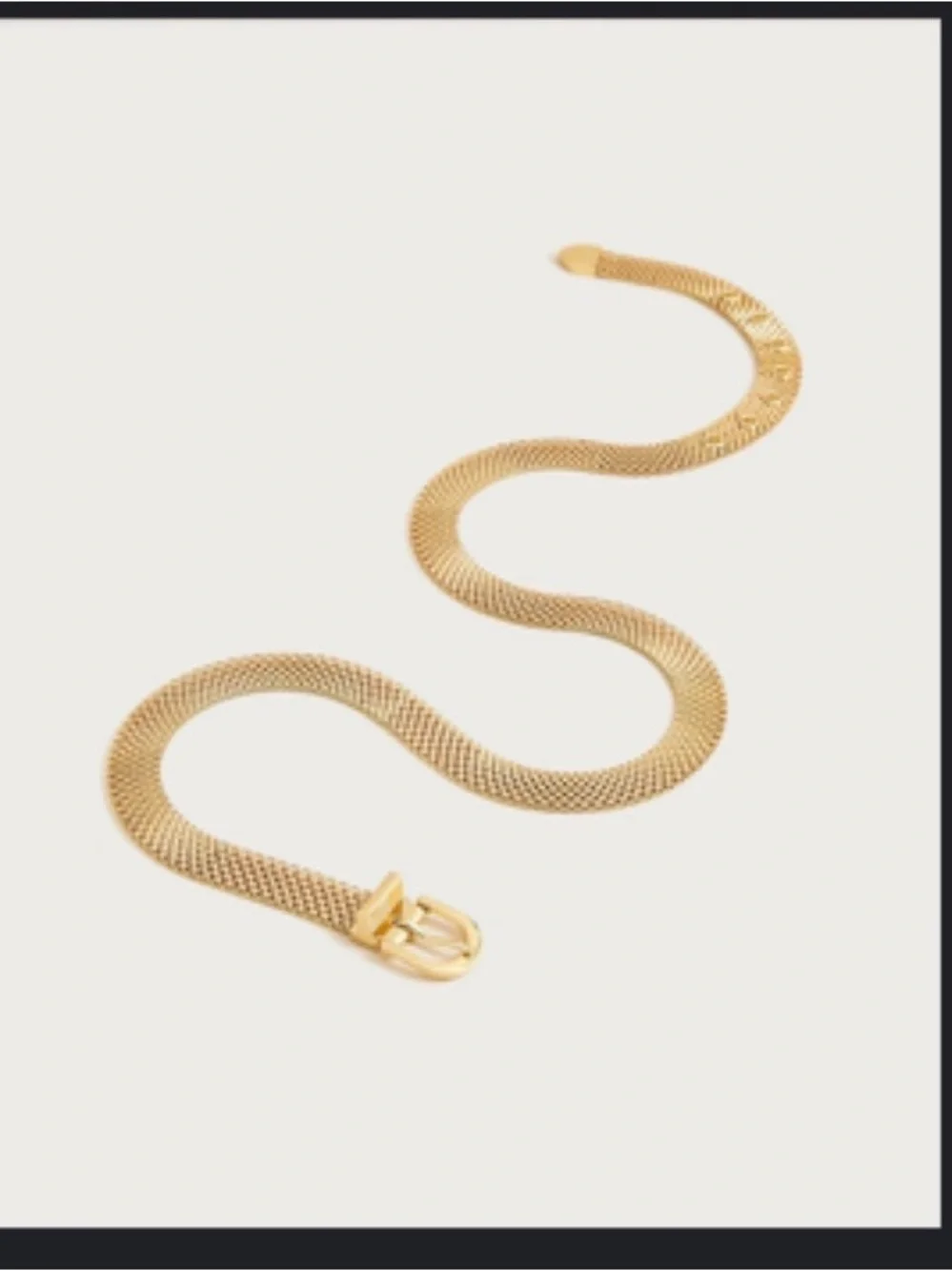 J.Crew Watchband chain belt - Picture 2 of 3